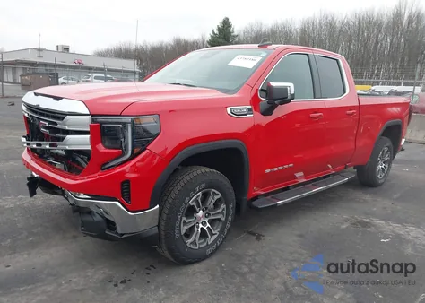 2025 GMC Sierra 1500 4Wd Standard Box Sle из США, поврежденный, VIN 1GTRUBED4SZ138027